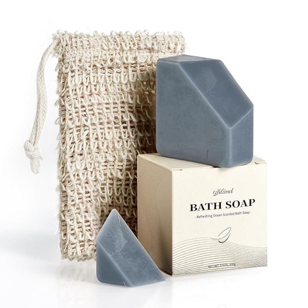 NIB Sealed Natural Moisturizing Ocean Scented Bar of Soap